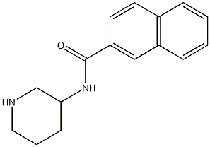 N-(piperidin-3-yl)naphthalene-2-carboxamide Struktur