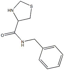 N-benzyl-1,3-thiazolidine-4-carboxamide Struktur