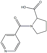 1-Isonicotinoylproline Struktur