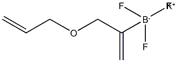 Potassium 3-(prop-2-ene-1-yloxy)prop-1-en-2-yltrifluoroborate Struktur