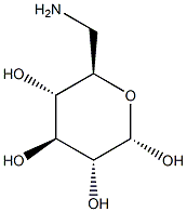 6-Amino-6-deoxy-α-D-glucopyranose Struktur