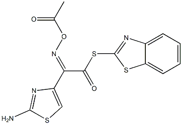 頭孢地尼活性新酯 結(jié)構(gòu)式