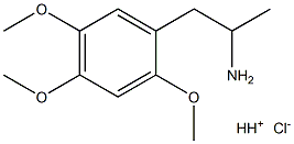 1-(2,4,5-trimethoxyphenyl)propan-2-amine Struktur