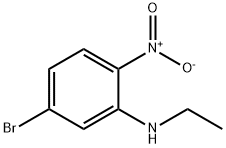 (5-Bromo-2-nitro-phenyl)-ethyl-amine Struktur