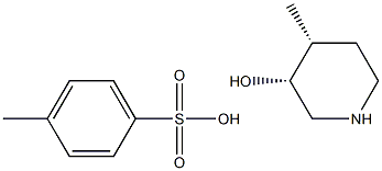 cis-4-Methyl-piperidin-3-ol tosylate Struktur