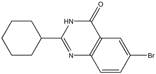 6-Bromo-2-cyclohexylquinazolin-4(3H)-one Struktur