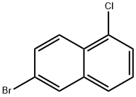 6-Bromo-1-chloronaphthalene Struktur