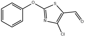 4-CHLORO-2-PHENOXY-1,3-THIAZOLE-5-CARBALDEHYDE Struktur