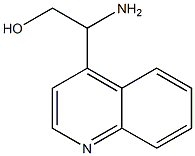 2-AMINO-2-(QUINOLIN-4-YL)ETHANOL Struktur