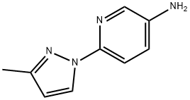 3-AMINO-6-(3-METHYL-1H-PYRAZOL-1-YL)PYRIDINE Struktur