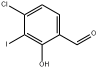 4-chloro-2-hydroxy-3-iodobenzaldehyde Struktur