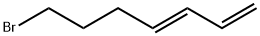 1,3-Heptadiene, 7-bromo-, (E)- Struktur