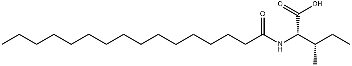 N-palmitoylisoleucine Struktur