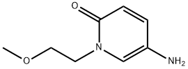 5-amino-1-(2-methoxyethyl)-1,2-dihydropyridin-2-one Struktur