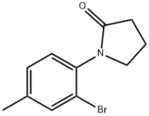 1-(2-bromo-4-methylphenyl)pyrrolidin-2-one Struktur