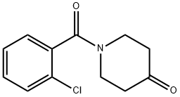 1-(2-chlorobenzoyl)piperidin-4-one Struktur