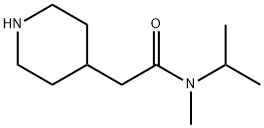 N-isopropyl-N-methyl-2-piperidin-4-ylacetamide Struktur