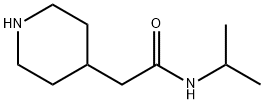 N-isopropyl-2-piperidin-4-ylacetamide Struktur