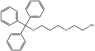 2-(3-Trityloxypropyloxy)-ethanol Struktur