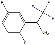 1-(2,5-difluorophenyl)-2,2,2-trifluoroethan-1-amine Struktur