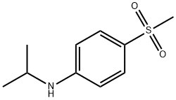 4-methanesulfonyl-N-(propan-2-yl)aniline Struktur