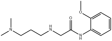 2-{[3-(dimethylamino)propyl]amino}-N-(2-methoxyphenyl)acetamide Struktur