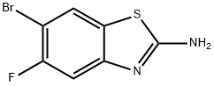 2-Benzothiazolamine, 6-bromo-5-fluoro- Struktur