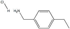 (4-ethylphenyl)methanamine hydrochloride Struktur