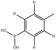 4-Methyl(phenyl-d4)-boronic acid Struktur