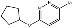 3-Bromo-6-(cyclopentoxy)pyridazine Struktur