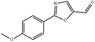 2-(4-methoxyphenyl)oxazole-5-carbaldehyde Struktur