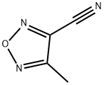 1,2,5-Oxadiazole-3-carbonitrile, 4-methyl- Struktur