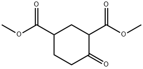 dimethyl 4-oxocyclohexane-1,3-dicarboxylate Struktur