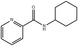 2-Pyridinecarboxamide, N-cyclohexyl- Struktur