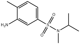 3-amino-N,4-dimethyl-N-(propan-2-yl)benzene-1-sulfonamide Struktur