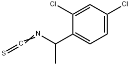 2,4-dichloro-1-(1-isothiocyanatoethyl)benzene Struktur