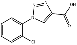 1-(2-chlorophenyl)-1H-1,2,3-triazole-4-carboxylic acid Struktur