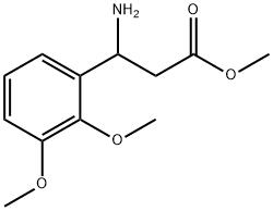 methyl 3-amino-3-(2,3-dimethoxyphenyl)propanoate Struktur