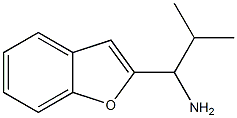 1-(1-benzofuran-2-yl)-2-methylpropan-1-amine Struktur