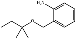 2-{[(2-methylbutan-2-yl)oxy]methyl}aniline Struktur