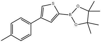 4-(4-Tolyl)thiophene-2-boronic acid pinacol ester Struktur