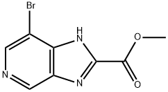 methyl 7-bromo-1H-imidazo[4,5-c]pyridine-2-carboxylate Struktur