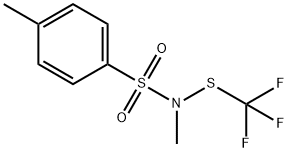 N-Methyl-N-[(trifluoromethyl)thio]-p-toluenesulfonamide Struktur