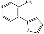 4-(THIOPHEN-2-YL)PYRIDIN-3-AMINE Struktur