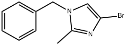 1-benzyl-4-bromo-2-methylimidazole Struktur