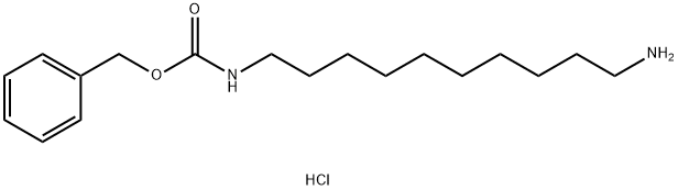 N-Carbobenzoxy-1,10-diaminodecane Hydrochloride Struktur