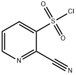 2-cyanopyridine-3-sulfonyl chloride Struktur