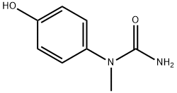 1-(4-hydroxyphenyl)-1-methylurea Struktur