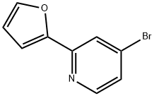 4-Bromo-2-(2-furyl)pyridine Struktur