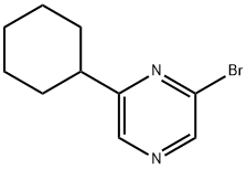 2-Bromo-6-(cyclohexyl)pyrazine Struktur